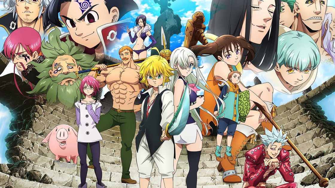 Copertina di The Seven Deadly Sins: l'ultimo film Cursed By Light e la fine della quarta stagione arrivano su Netflix