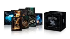 Obálka všech filmů o Harrym Potterovi v nepřehlédnutelném nabízeném boxu