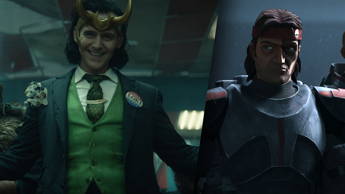 Copertina di Loki dall'11 giugno su Disney+, Star Wars: The Bad Batch a maggio