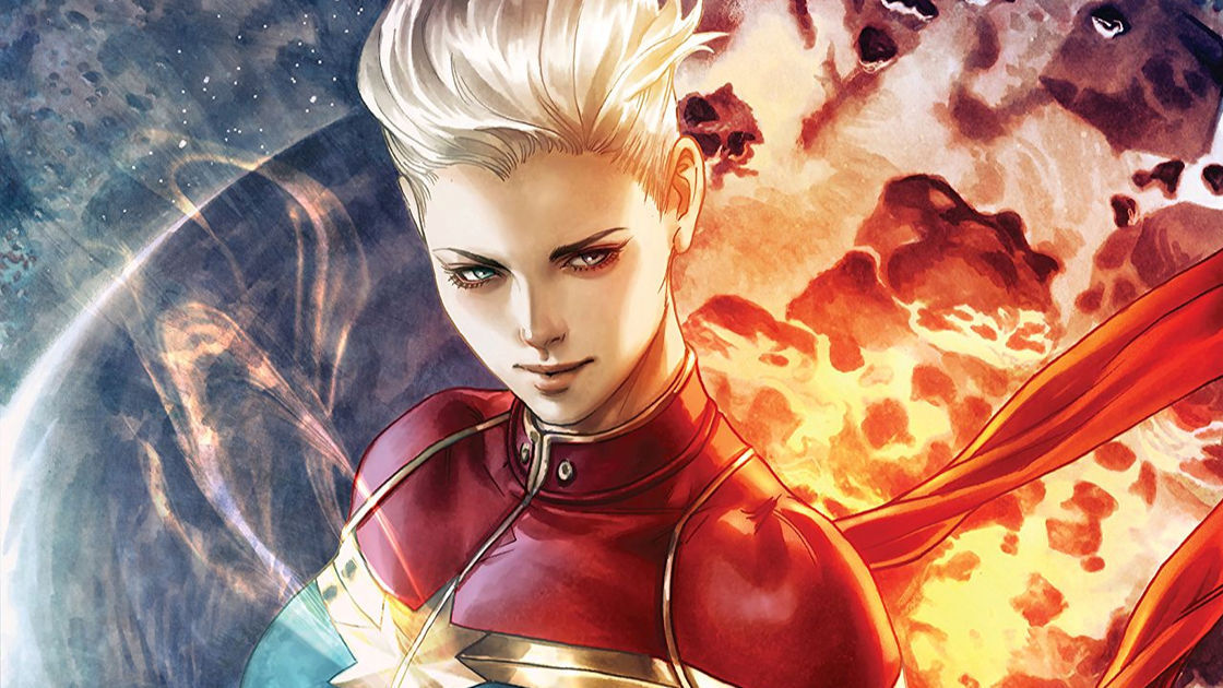 Copertina di Capitan Marvel: nuove rivelazioni sulle sue origini in vista del film