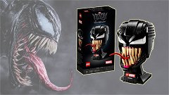 Copertina di Venom: la testa LEGO del simbionte è in sconto su Amazon!