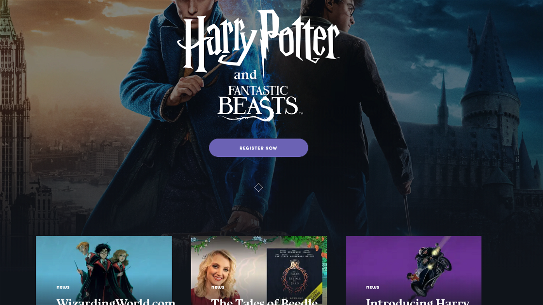 Copertina di Wizarding World: un nuovo sito di Harry Potter in collaborazione tra Pottermore e Warner Bros.