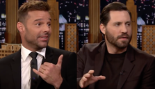 Copertina di Edgar Ramirez e Ricky Martin da Jimmy Fallon per American Crime Story