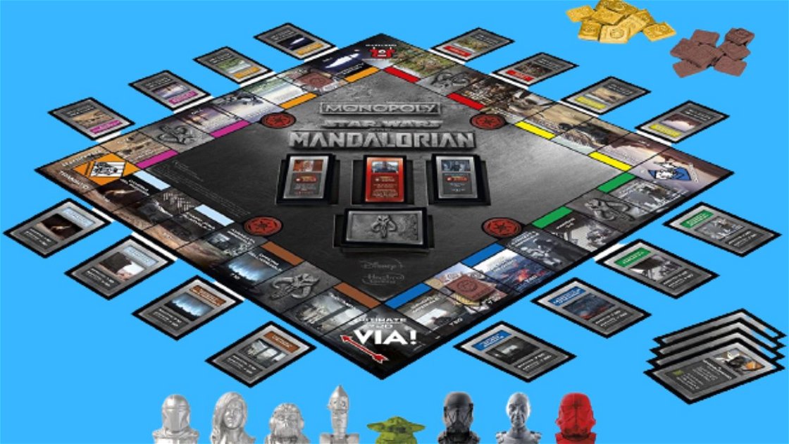 Copertina di Lo splendido Monopoly dedicato a The Mandalorian in sconto del 59%!