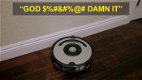 Il Roomba che impreca quando incontra un ostacolo [VIDEO]