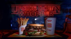 Copertina di Stranger Things, Burger King propone un hamburger dal Sottosopra