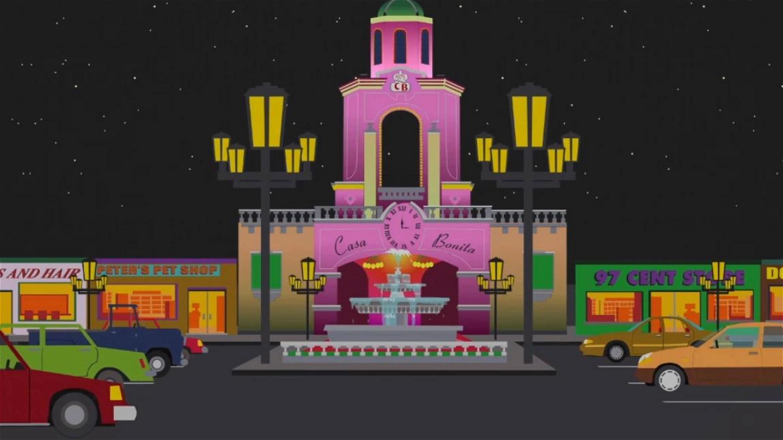 Copertina di I creatori di South Park Trey Parker e Matt Stone vogliono salvare Casa Bonita dalla bancarotta