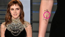 Copertina di Emma Watson e l'errore nel tatuaggio per il movimento Time's Up