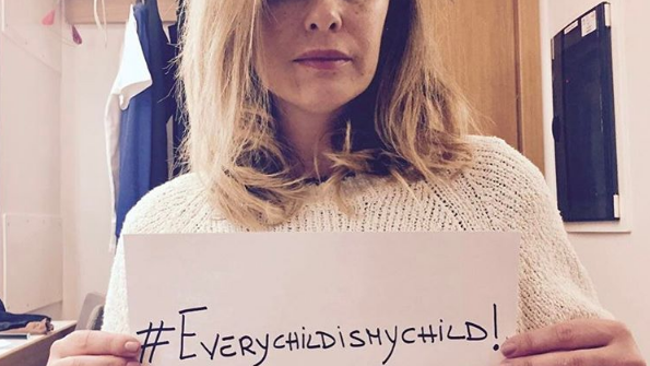 Copertina di #EveryChildIsMyChild, la campagna dei VIP contro la guerra in Siria
