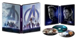 Copertina di Avengers: Endgame, l'edizione speciale del Blu-ray che rende omaggio ai Vendicatori caduti