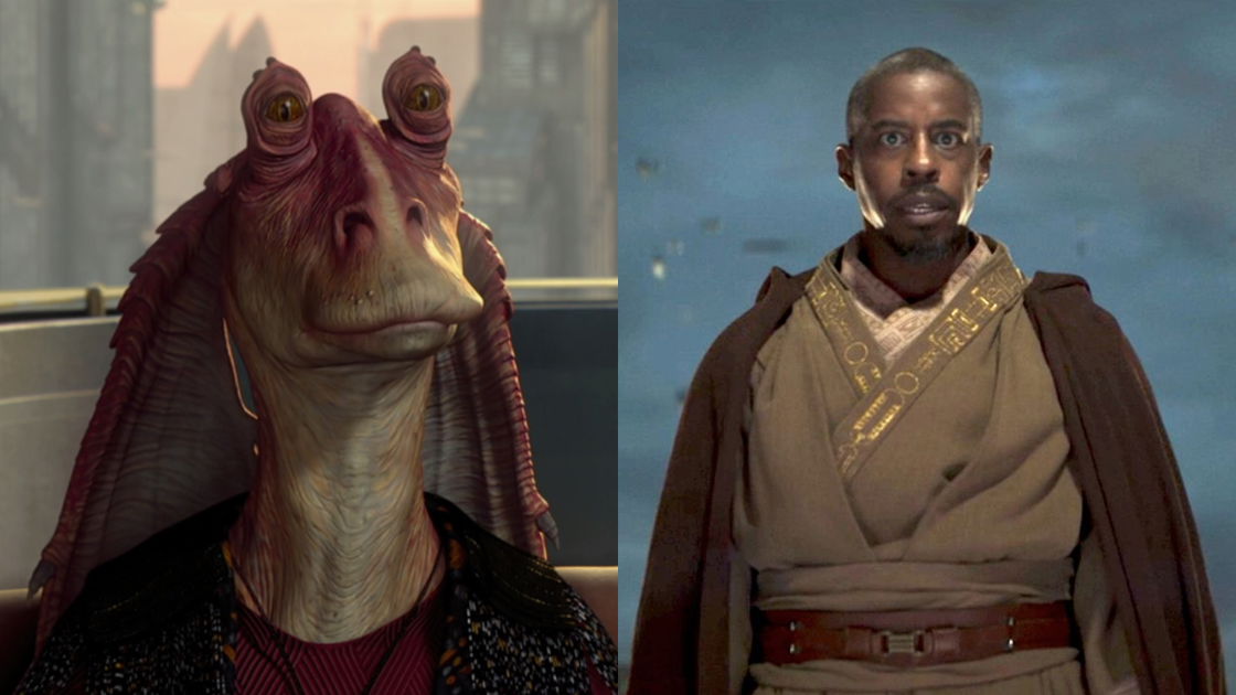 Copertina di The Mandalorian, Jar Jar Binks ha il suo momento di gloria