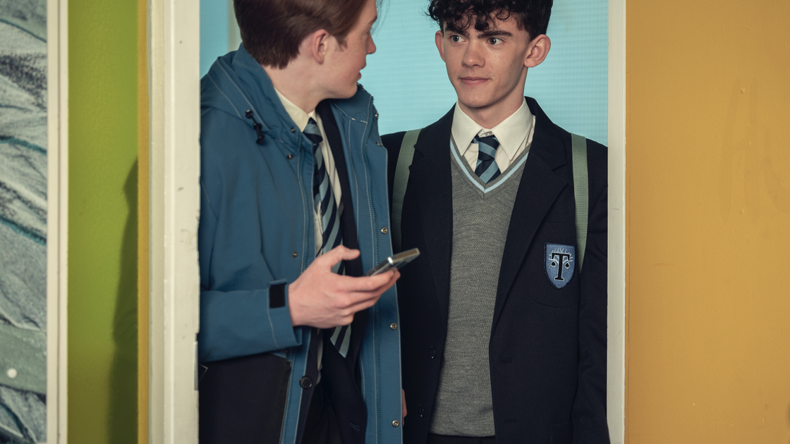 Copertina di Heartstopper, Nick e Charlie prendono vita nel primo trailer della serie Netflix