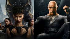Cover of Black Panther beats Black Adam: The Rock's reaction