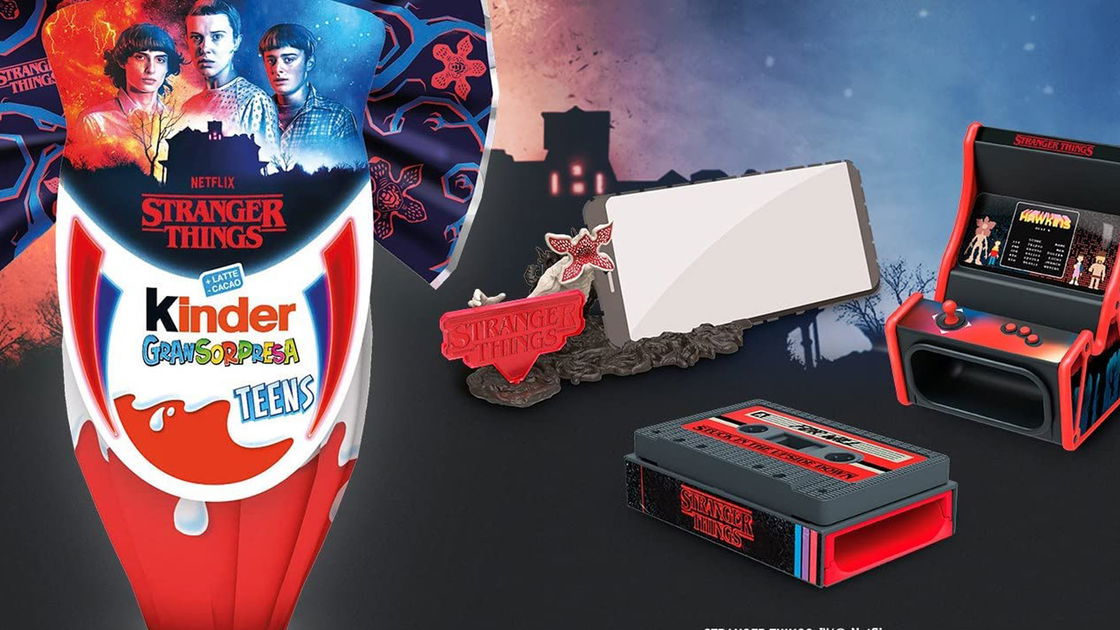 Copertina di Stranger Things: l'introvabile uovo di pasqua Kinder è anche su Amazon!
