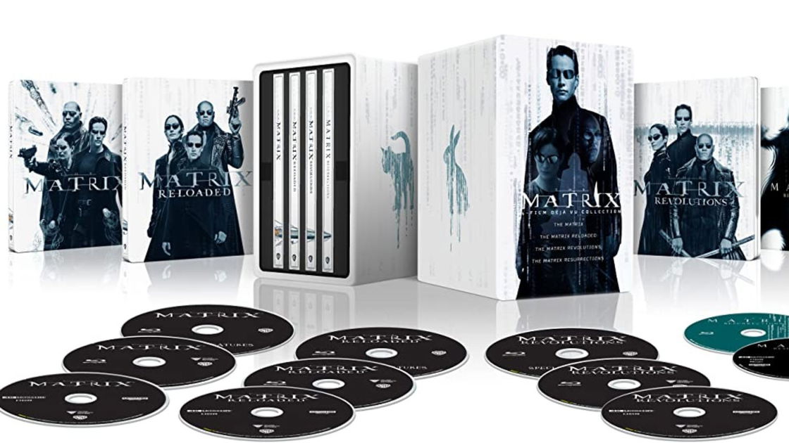 Cover van The Matrix, de Home Video-saga die wordt aangeboden voor Black Friday