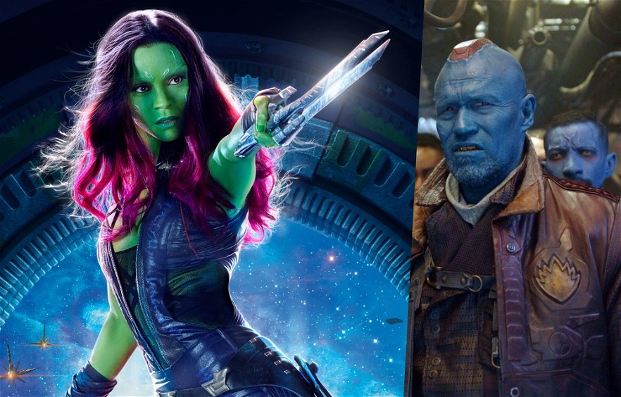 Gamora egy Ravagers a Guardians of the Galaxy 3 sorozat új fotóján