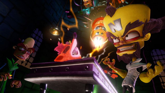 Copertina di Crash Bandicoot N.Sane Trilogy, il Dr. Cortex protagonista di un nuovo trailer