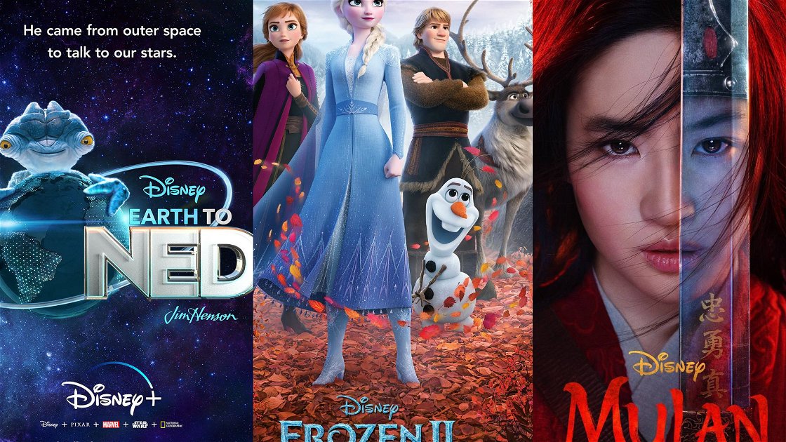 Copertina di Disney+, le novità di settembre 2020: in uscita Frozen 2, Earth to Ned e Mulan (con accesso VIP)