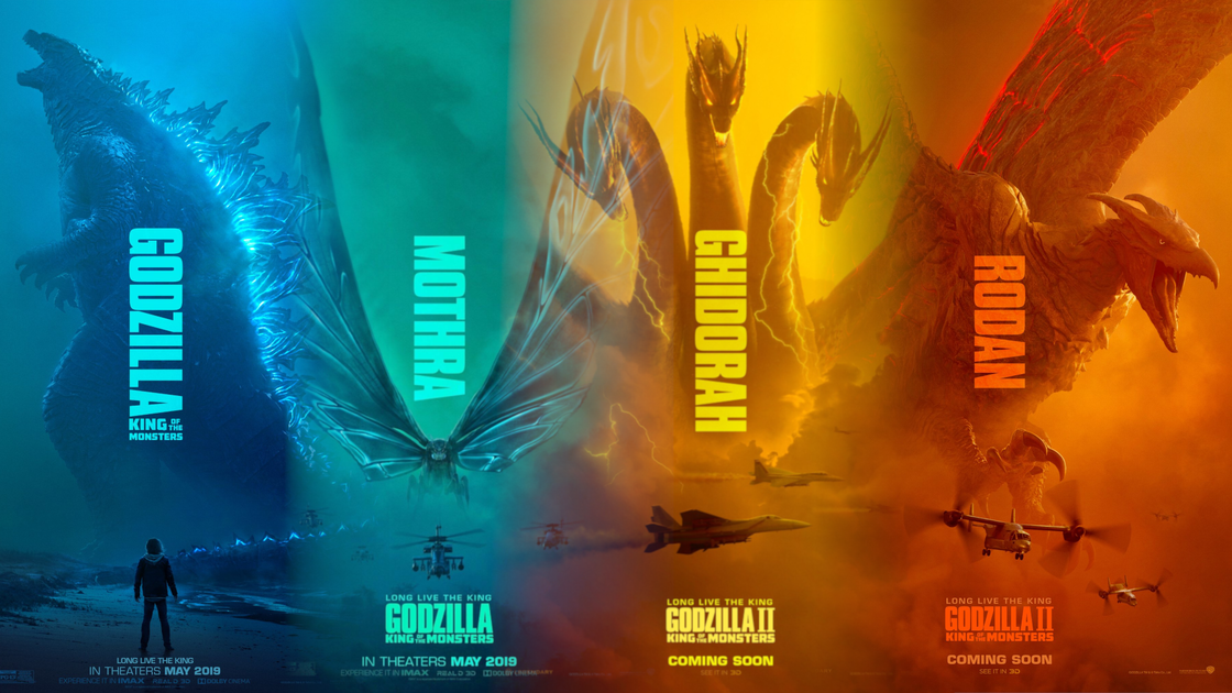 Copertina di Godzilla II: King of the Monsters, chi sono King Ghidora, Mothra e Rodan?
