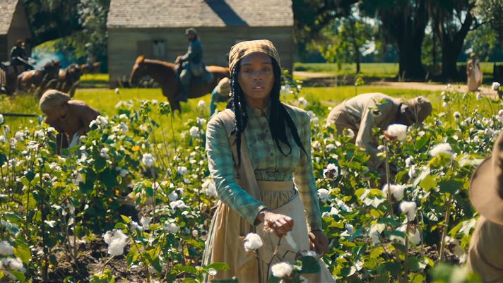 Copertina di Janelle Monáe da autrice a schiava nel trailer del thriller Antebellum