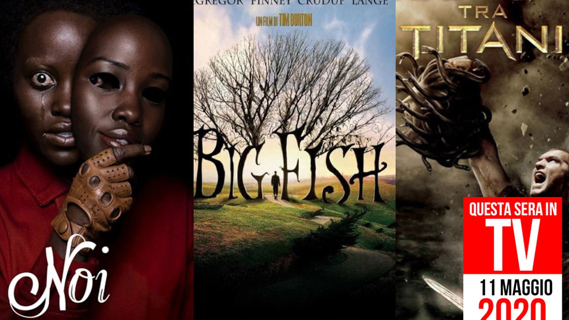 Copertina di Film in TV stasera: lunedì 11 maggio con Scontro tra Titani e l'horror Noi
