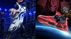 Dekselet til de offisielle joggeskoene inspirert av Gundam og mobildressene hans kommer