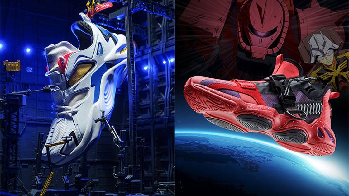 Copertina di Arrivano le sneakers ufficiali ispirate a Gundam e ai suoi Mobile Suit