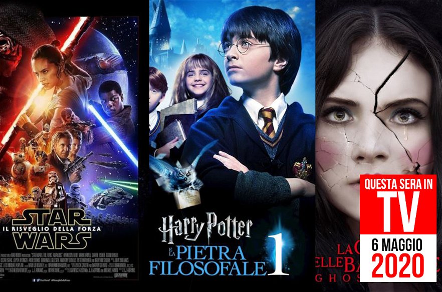 Film in TV stasera: Star Wars e Harry Potter in onda il 6 maggio 2020
