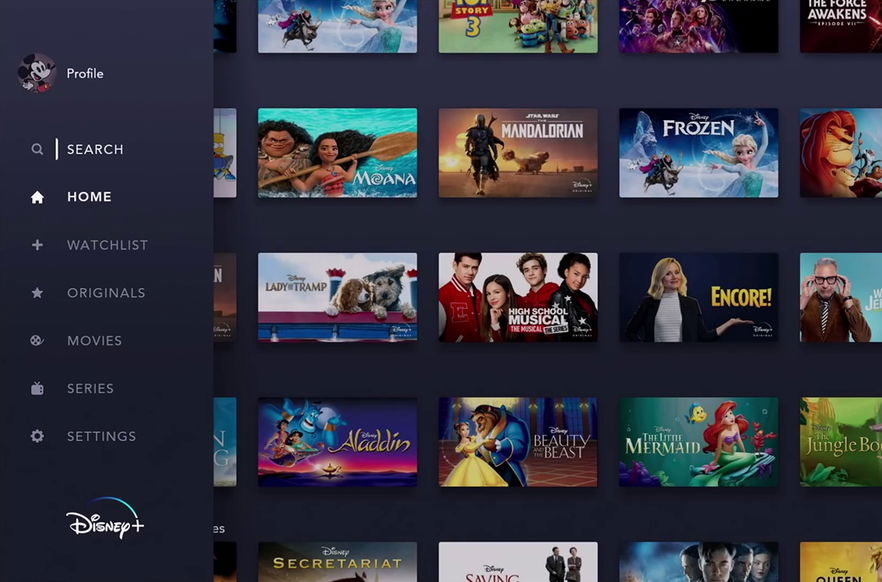Copertina di Disney+, una guida alle funzioni di navigazione