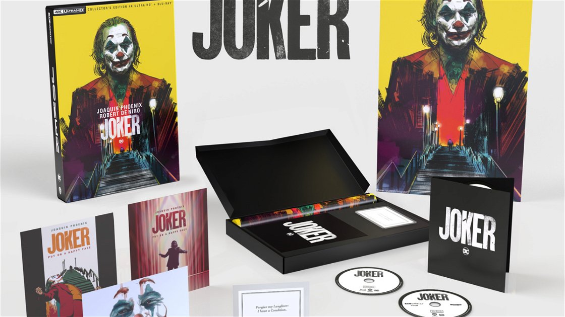 Copertina di Joker's Collector Edition: il film con Joaquin Phoenix in un cofanetto da non perdere
