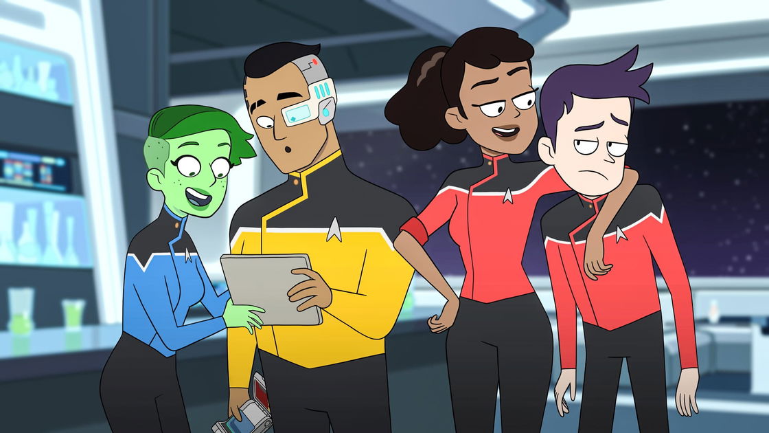 Portada de Star Trek: Lower Decks, de eso trata la serie animada