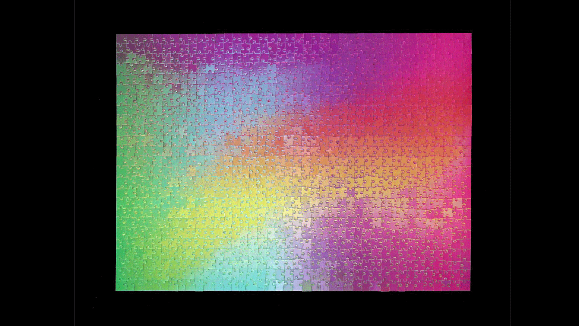 Copertina di Il primo puzzle al mondo i cui pezzi cambiano colore