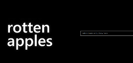 Copertina di Rotten Apples, il sito che indica le "mele marce" di serie TV e film