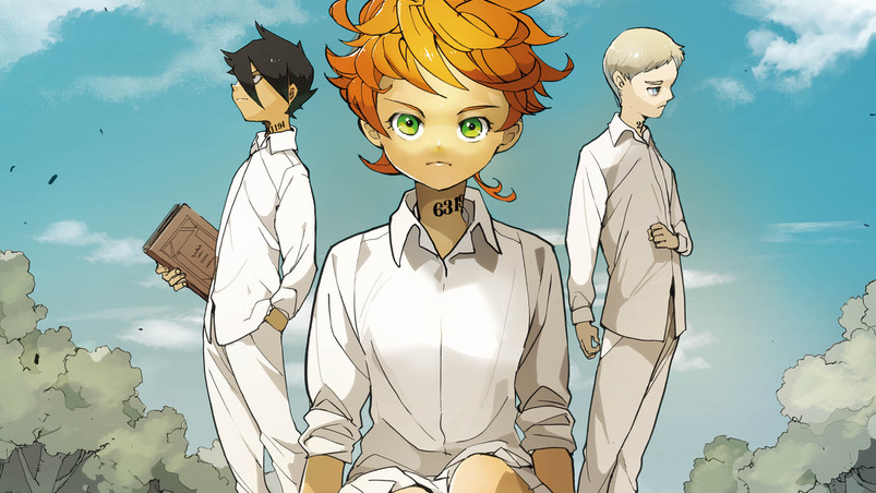 Copertina di The Promised Neverland: ecco i gadget per lo sbarco in Italia del manga hit di Weekly Shounen Jump