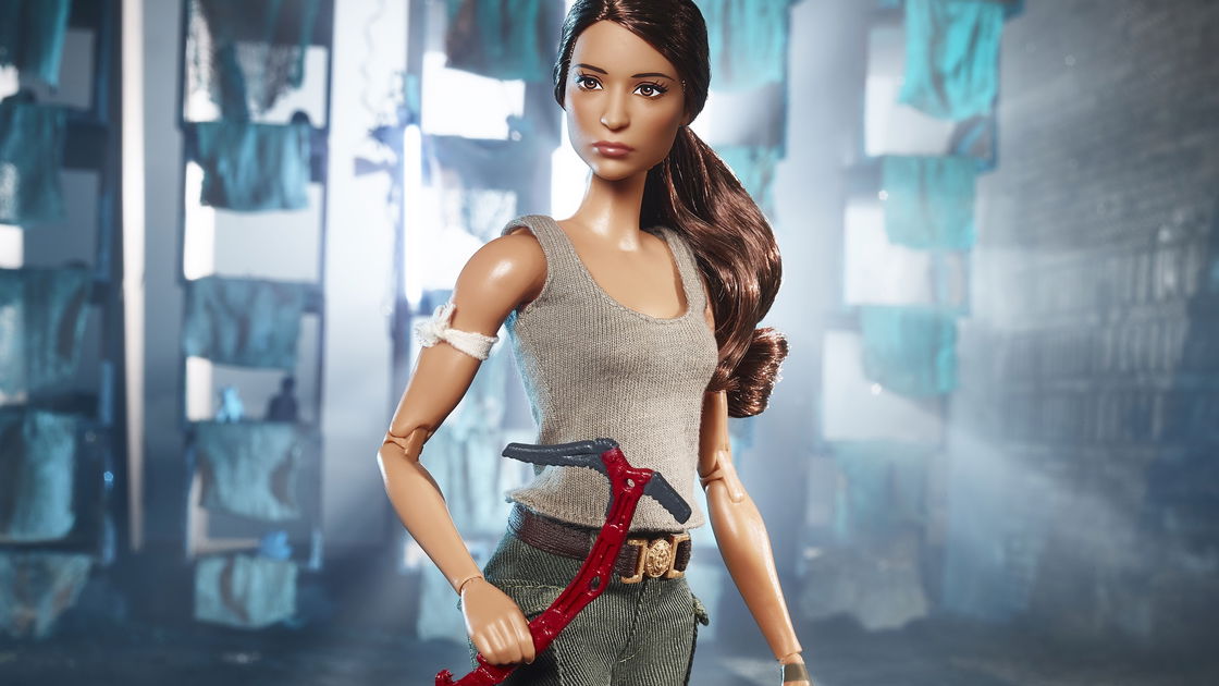 Copertina di Tomb Raider, Mattel annuncia la Barbie di Lara Croft