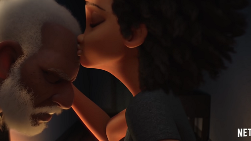 Copertina di Canvas, il film animato Netflix che racconta senso di perdita e ispirazione artistica