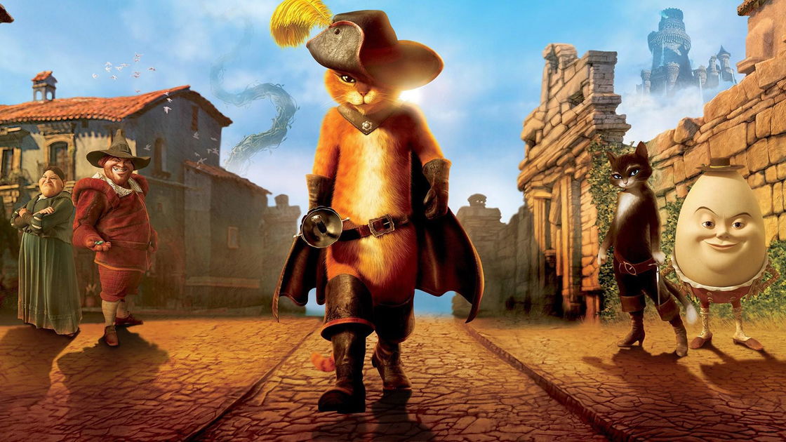 Copertina di Il Gatto con gli Stivali, personaggi e doppiatori italiani del film del 2011