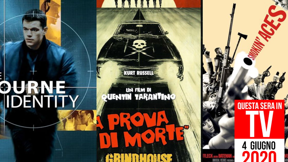 Copertina di Stasera in TV: 4 giugno con The Bourne Identity e Grindhouse