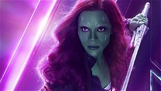 Copertina di Zoe Saldana difende i film Marvel e il genere sci-fi dagli elitisti di Hollywood