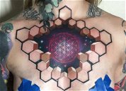 Copertina di I tatuaggi tridimensionali che giocano con la percezione dello spazio