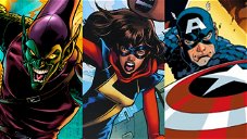 Copertina di Marvel Champions: arrivano Goblin, Ms. Marvel e Capitan America