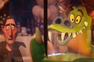 Copertina di Drac e i suoi amici sono alle prese con un grande cambiamento in Hotel Transylvania: Uno scambio mostruoso