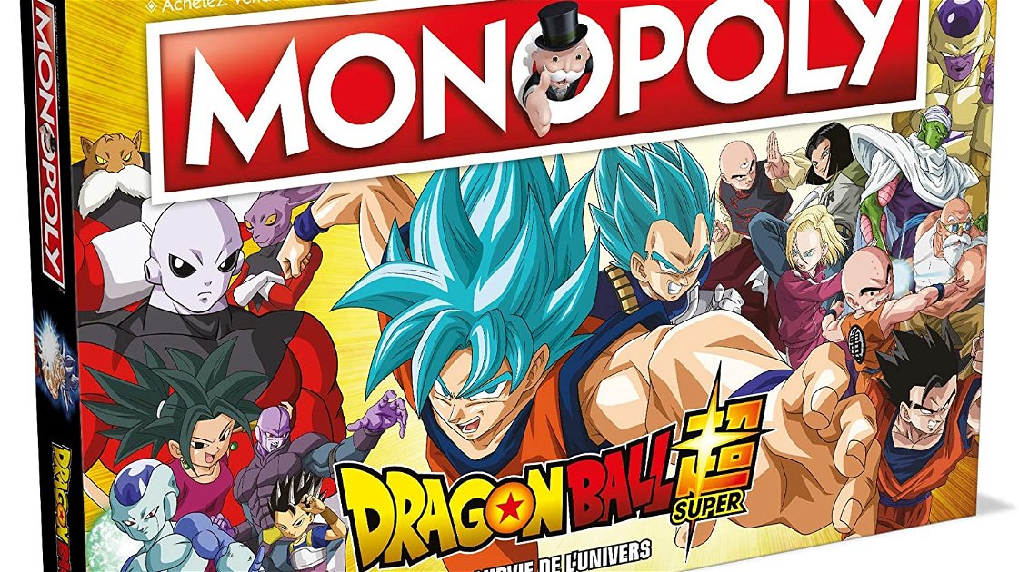 La portada de Monopoly y Dragon Ball Super se fusionan para crear un nuevo juego de mesa