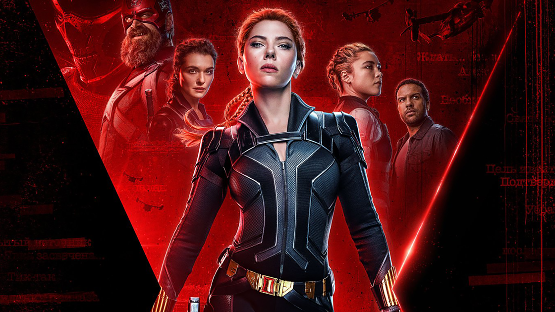 Copertina di Black Widow a luglio al cinema e su Disney+, novità anche per Crudelia, Luca e Shang-Chi