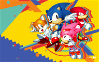 Copertina di Sonic Mania, un cartone animato introduce il nuovo videogioco del riccio blu