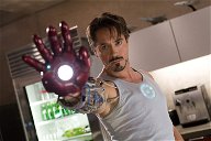 A The Iron Man soundtrack borítója: Dalok az első filmből Robert Downey Jr.-vel.