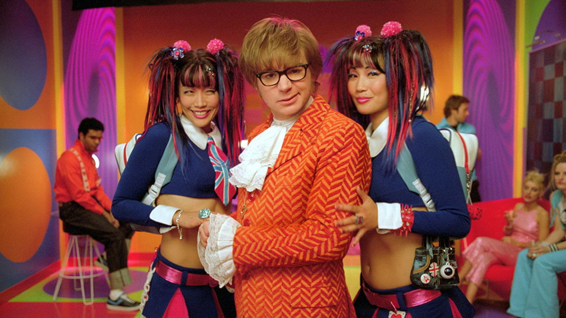 Copertina di Austin Powers in Goldmember, il cast del film con Mike Myers