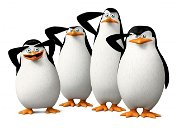 Portada de Los pingüinos de Madagascar: los personajes y los actores de doblaje italianos