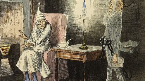 Copertina di A Christmas Carol è in arrivo da BBC e FX: primo sguardo a Guy Pearce nella miniserie