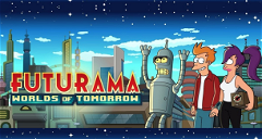 Cover of Futurama: Worlds of Tomorrow will follow the new adventures of the Planet Express